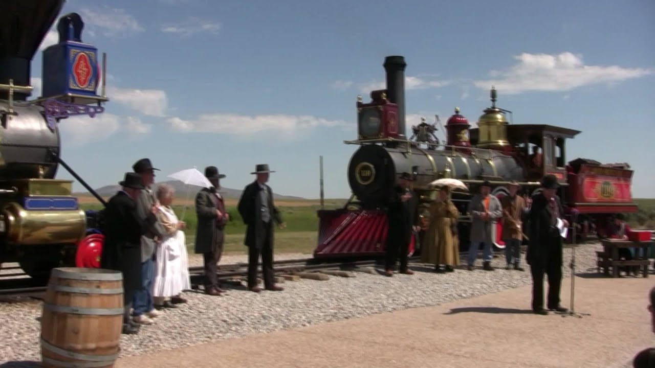 Transcontinental Railroad Golden Spike - You Are There