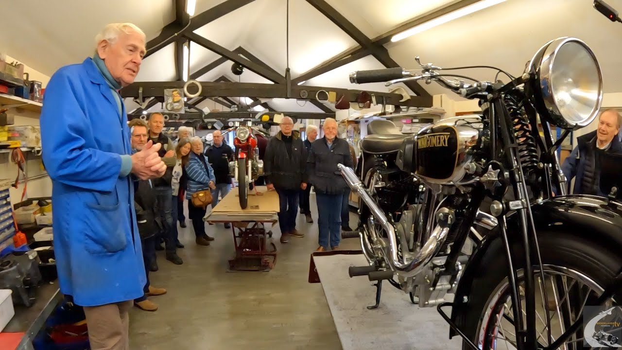 Sammy Miller in the Workshop