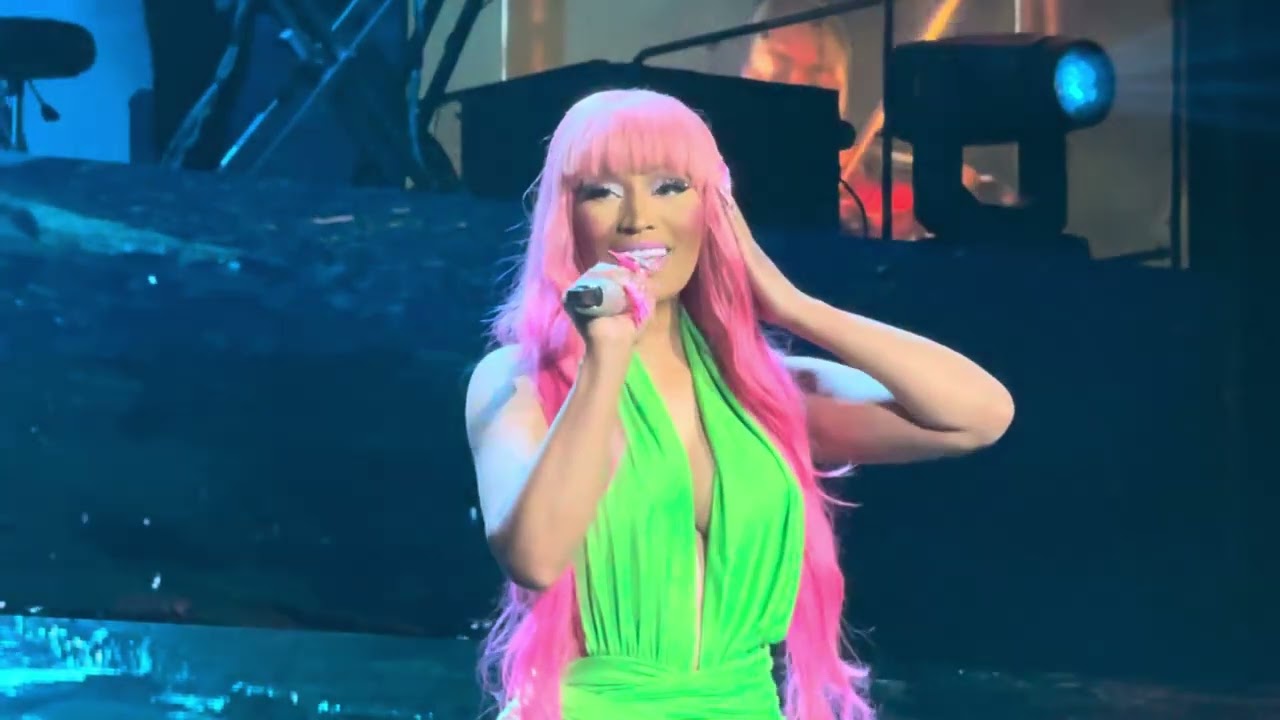 Nicki Minaj performs Fallin 4 U on The Pink Friday 2 Tour in New York, NY on 3/30/24.