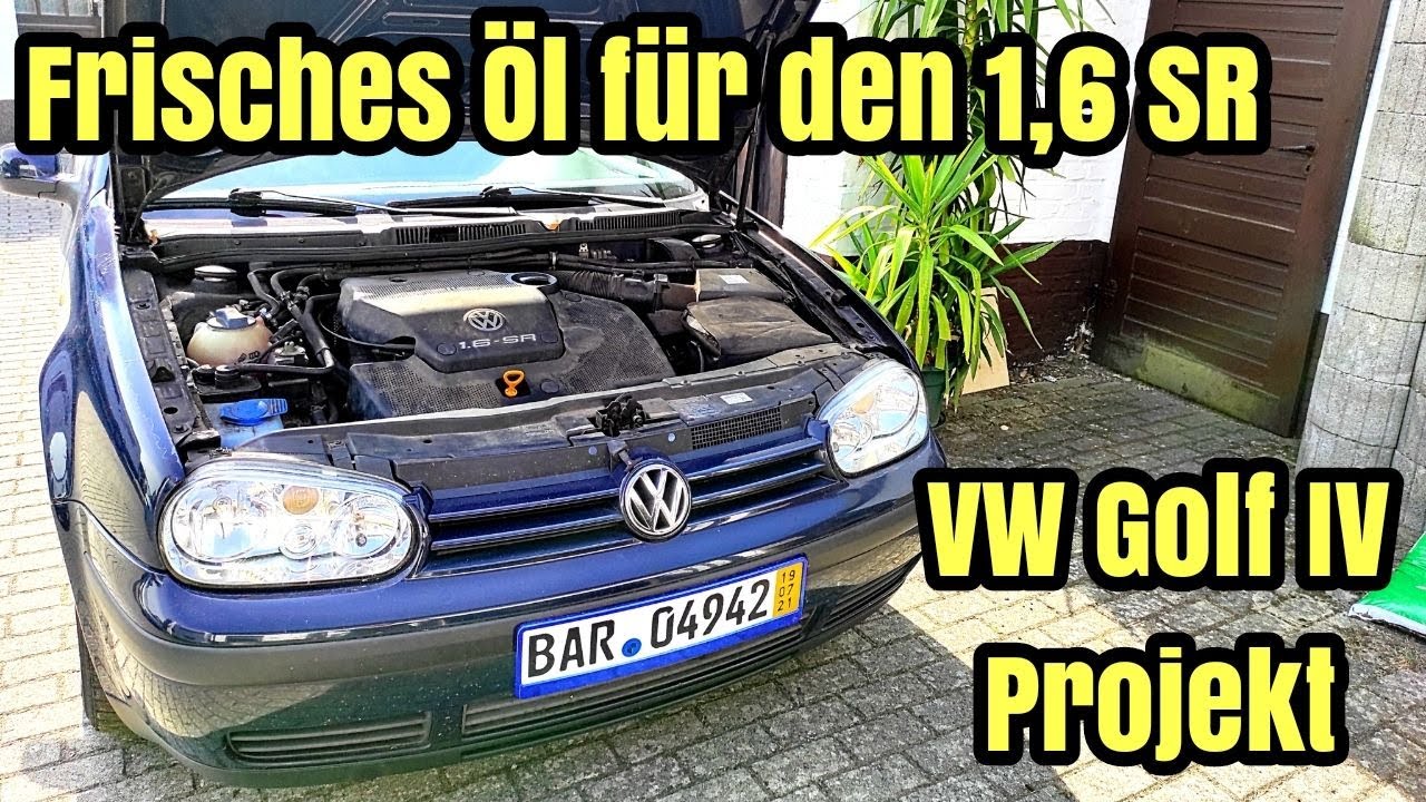 Bisschen Liebe für den Golf - Ölwechsel + Inspektion | VW Golf IV 1,6 SR - Projekt | 2021
