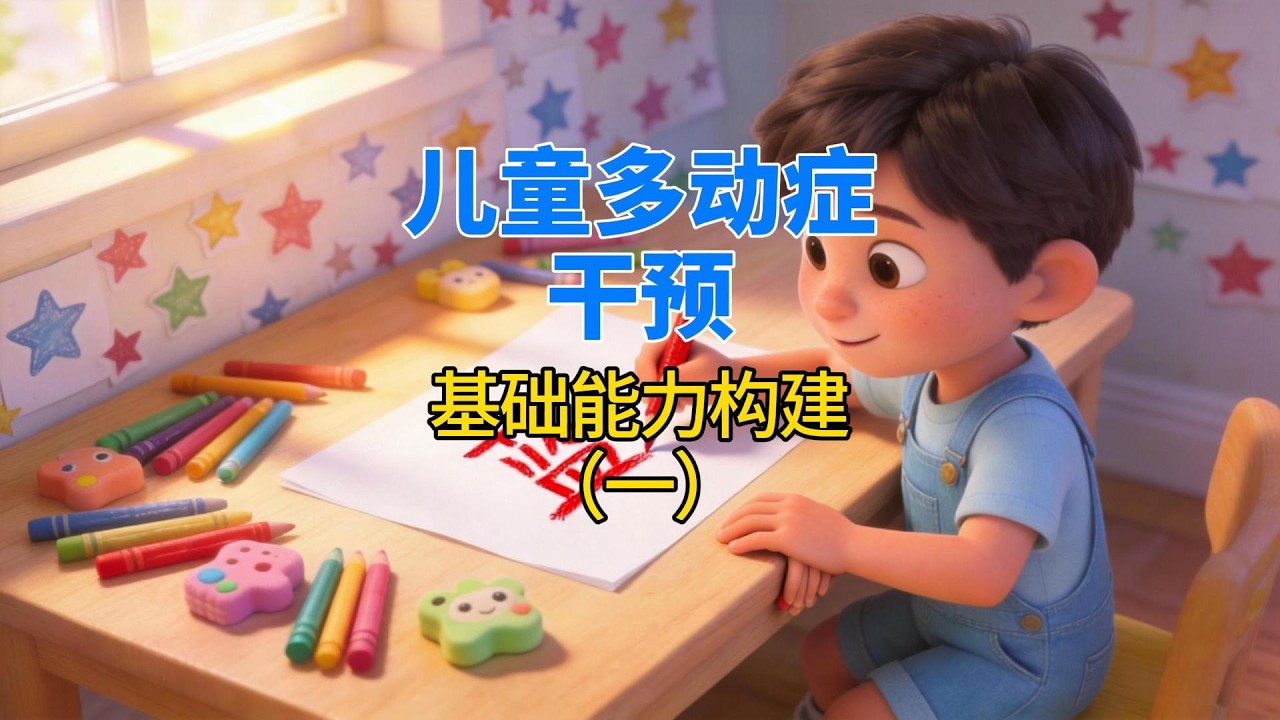 【儿童康复】儿童多动症干预之基础能力构建（一）#科普 #中國醫 #健康