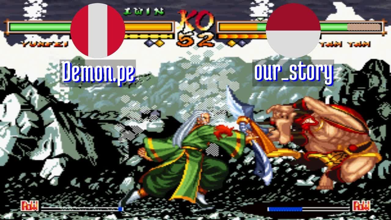 FT5 @samsh5sp: Demon.pe (PE) vs our_story (ID) [Samurai Shodown V Special samsho5 Fightcade] Jan 18