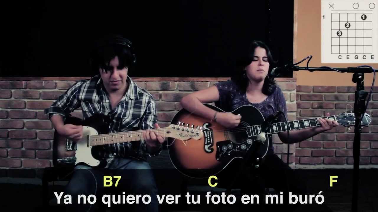 Jesse & Joy - Ya No Quiero LETRA + ACORDES Cover (HD)