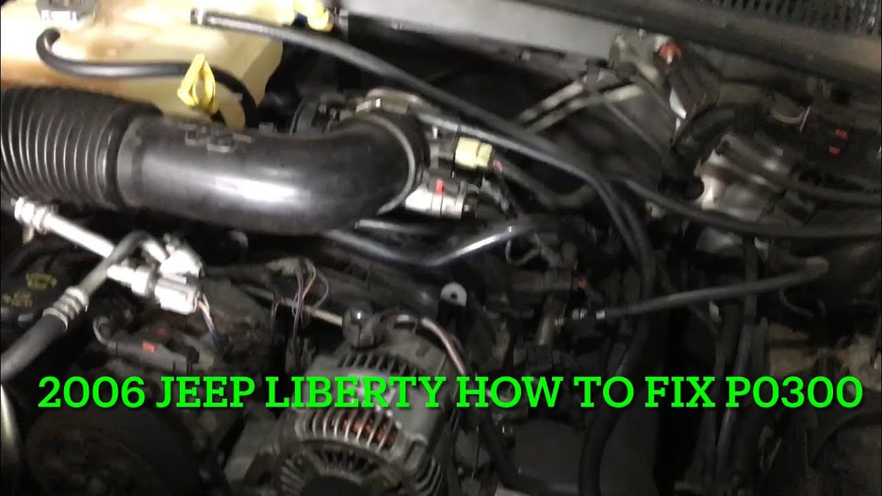 2006 Jeep Liberty how to fix p0300/ como reparar código p0300