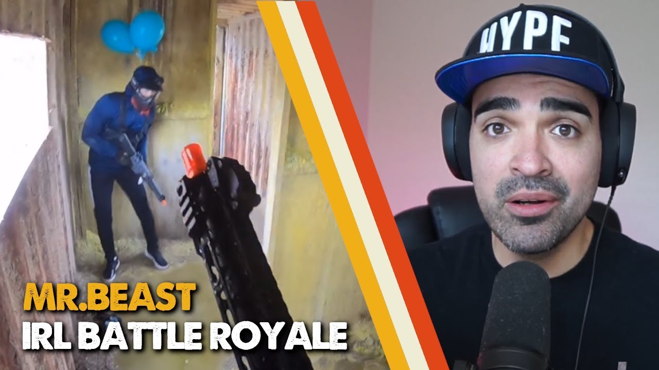 Playing in Mr.Beast's IRL Battle Royale feat Nickeh30 + Faze Replays