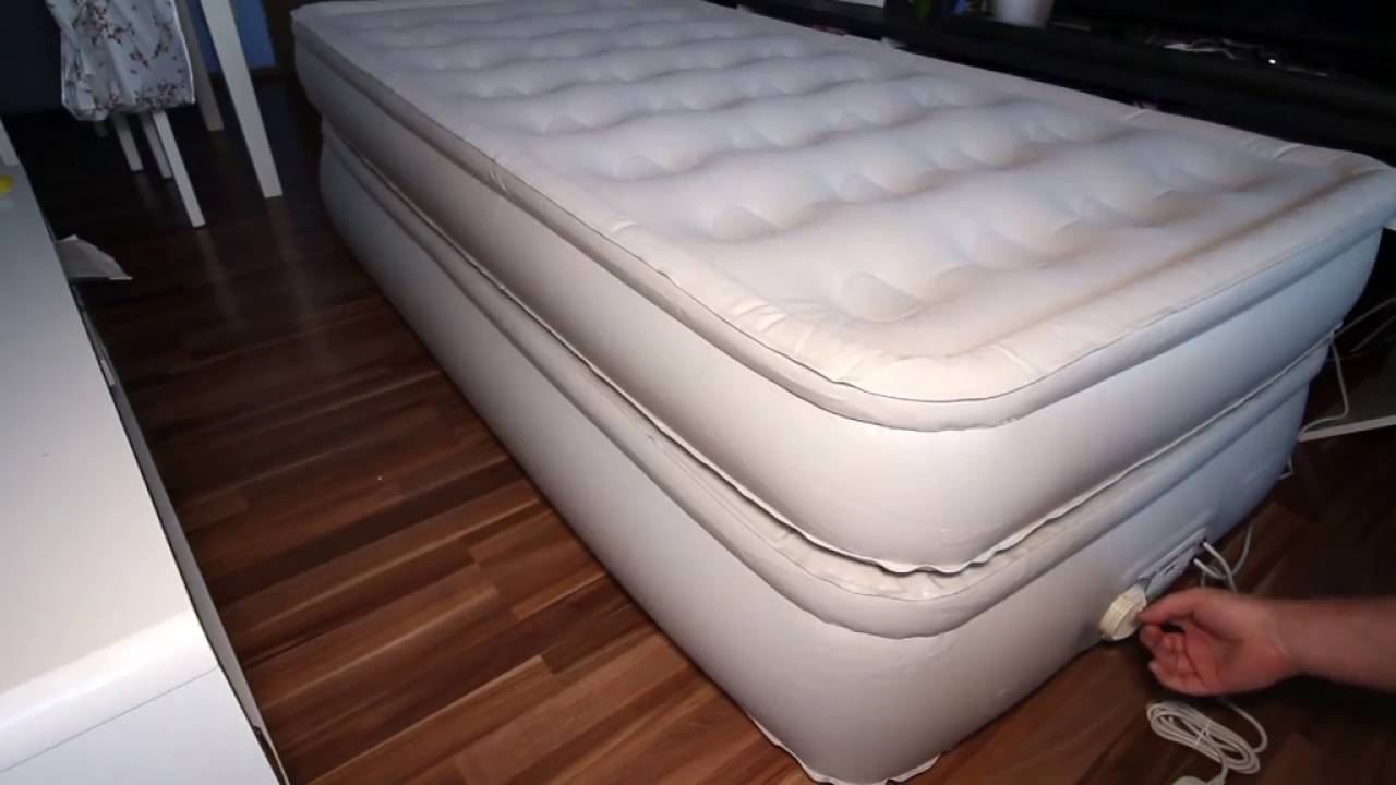 Aerobed 2000025559 Luftbett, Gästebett 100 % PVC,  Schneller Aufbau, Kompakt, gemütlich