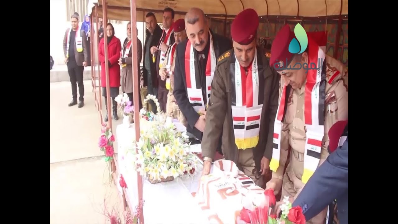 رئيس اركان عمليات نينوى يحضر احتفالية مدرسة الكفاءات الاولى للبنات بمناسبة ذكرى تأسيس الجيش