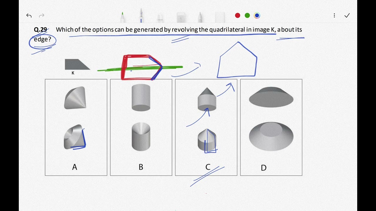 Qu 29 UCEED 2025 || UCEED QUESTION SOLUTION