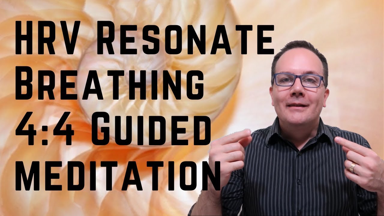HRV Breathing Guided Meditation 4:4 with Music
