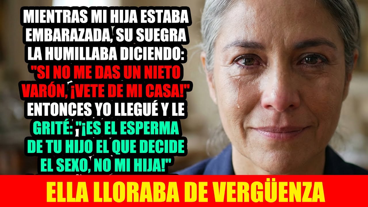 Mi suegra humilló a mi hija embarazada — revelé su SECRETO y cayó de rodillas llorando