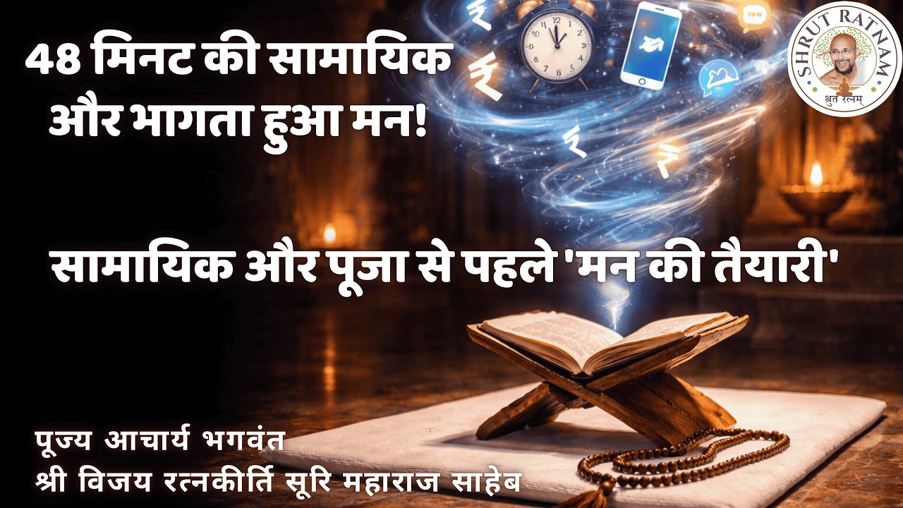 48 मिनट की सामायिक और भागता हुआ मन! 🧘🏻‍♂️ | सामायिक और पूजा से पहले 'मन की तैयारी'