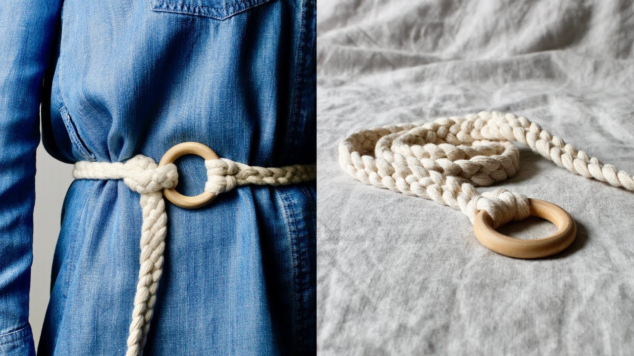 10-minutowy pasek z makramy DIY