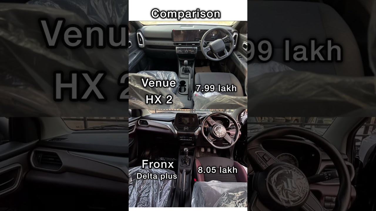 Which car reigns supreme? 🔥 Cast your vote: Hyundai Venue HX 2 or Maruti Fronx Delta Plus?! 😍