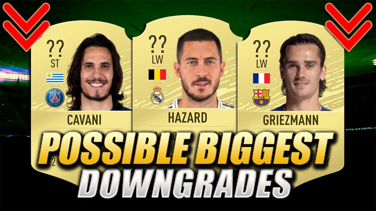 FIFA 21 | BIGGEST DOWNGRADES PREDICTIONS | w/ Hazard, Griezmann & Cavani