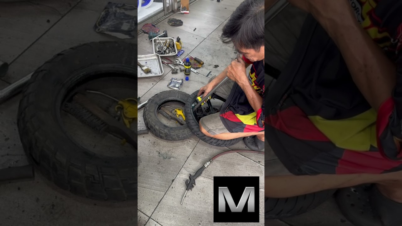 Tire sealant for Michelin Street Pilot 2 #tires #sealant #scooter #upgrade