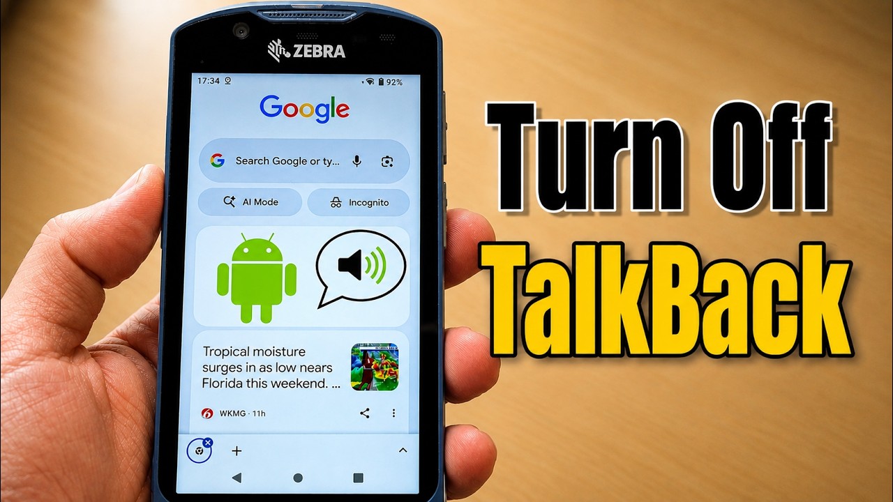 Easy fix: How to turn off TalkBack on Android phone