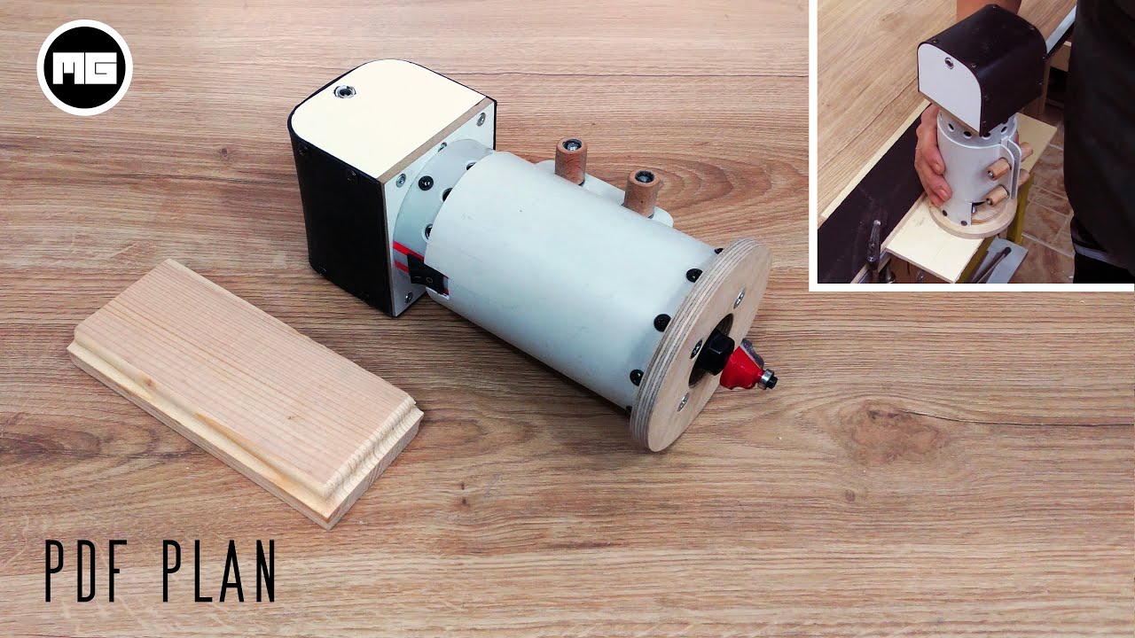 Самодельный фрезерный станок // Homemade Cordless Router