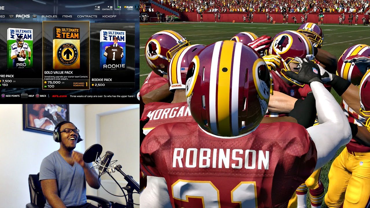 Madden 15 PS4 Ultimate Team Mode Gameplay FACECAM - All or Nothing!! Ep. 1