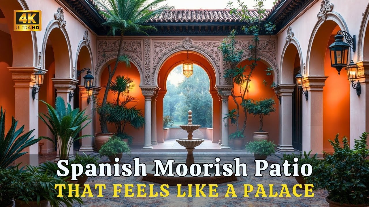 Don’t Miss This! A Breathtaking Spanish Moorish Patio That Feels Like a Palace in Andalusia