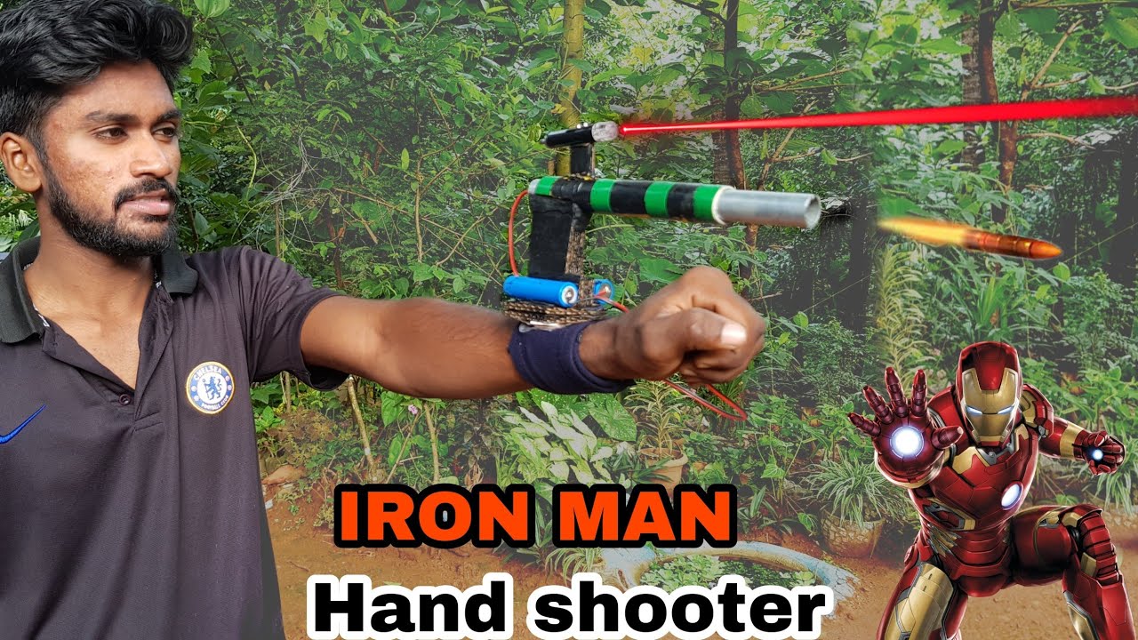 Iron man laser toy|pvc pipe craft|experiments|du it malayalam
