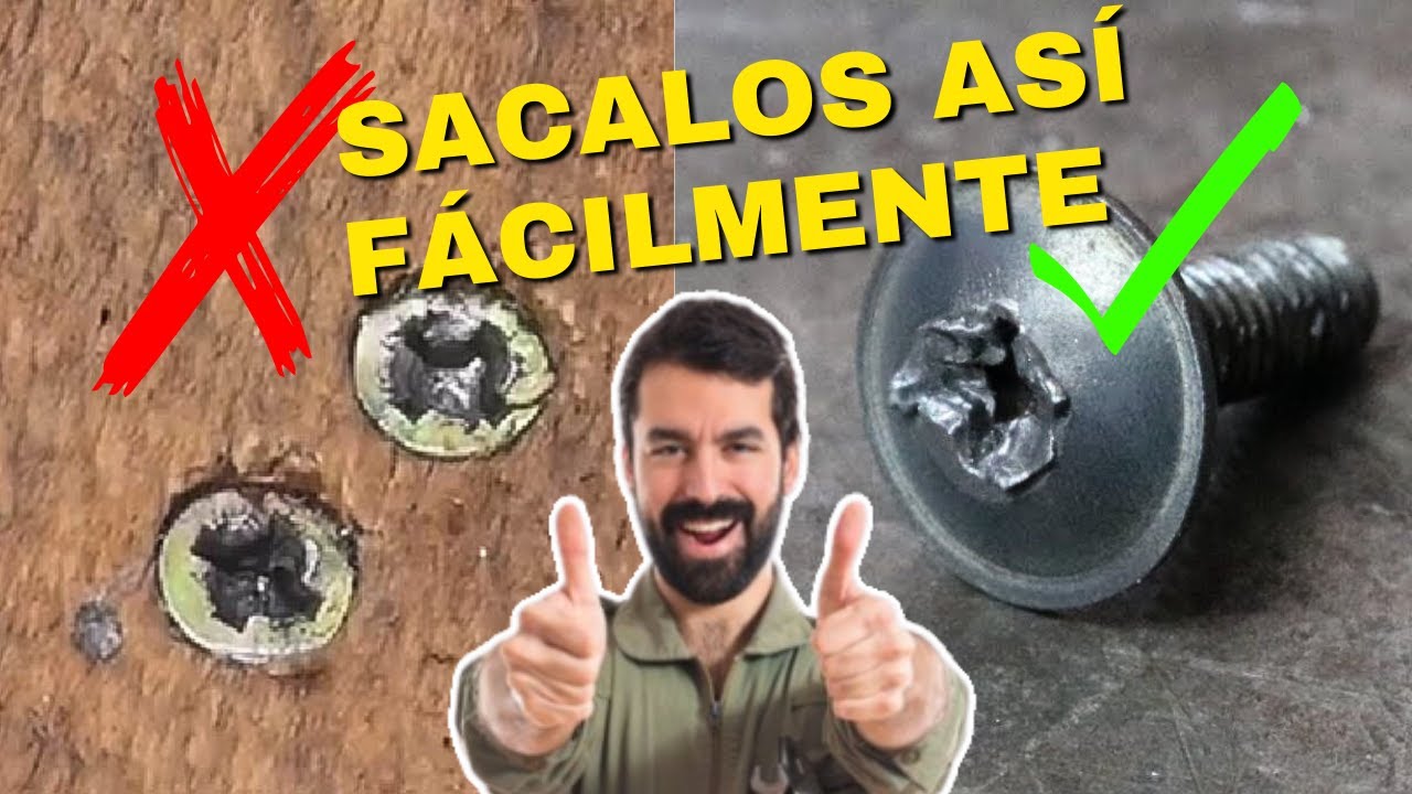C&oacute;mo Sacar Tornillos Rotos o Barridos de Forma F&aacute;cil &iexcl;Trucos y Soluciones Efectivas!