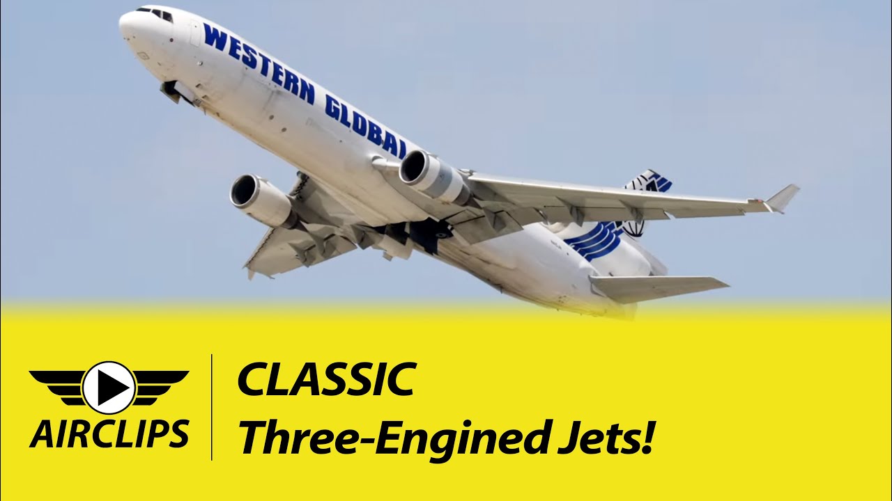 Amazing Tri-Jet Action: ONLY Three-Holers going STRONG at LAX Los Angeles Airport! [AIRCLIPS]