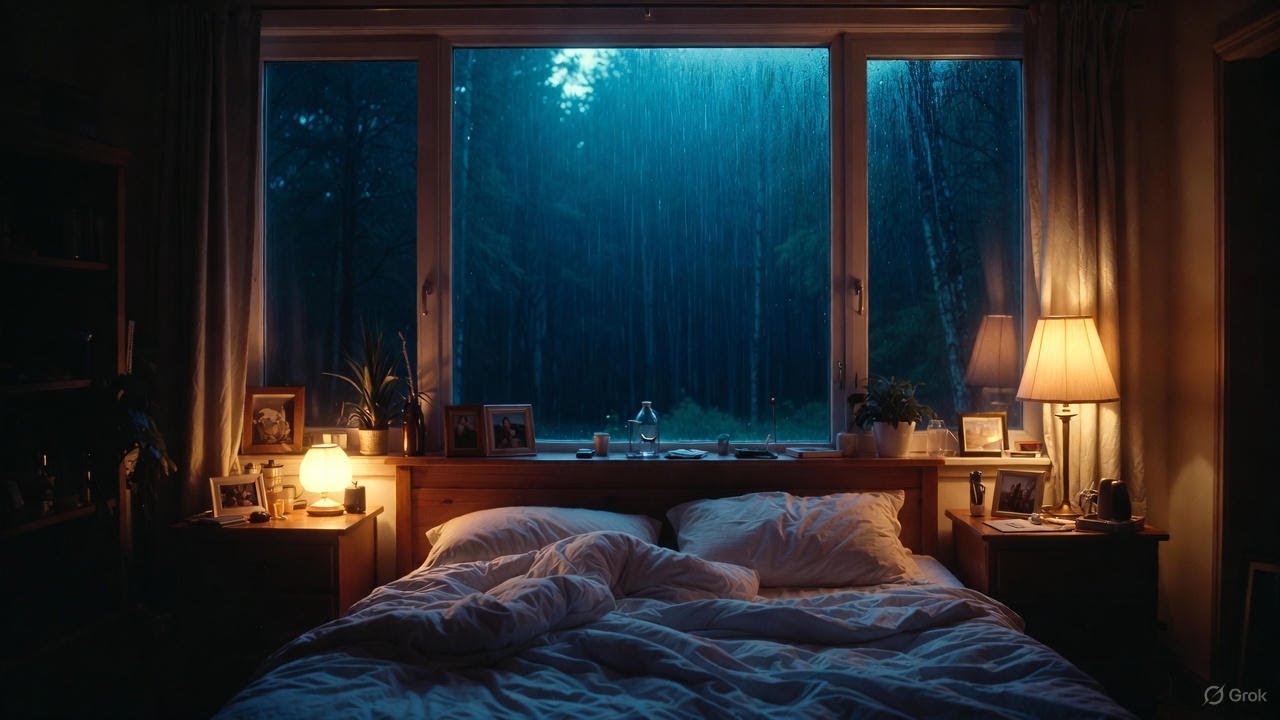 🌧️ Fall Asleep Fast with This Calm Forest Rain (Deep Sleep Sounds)