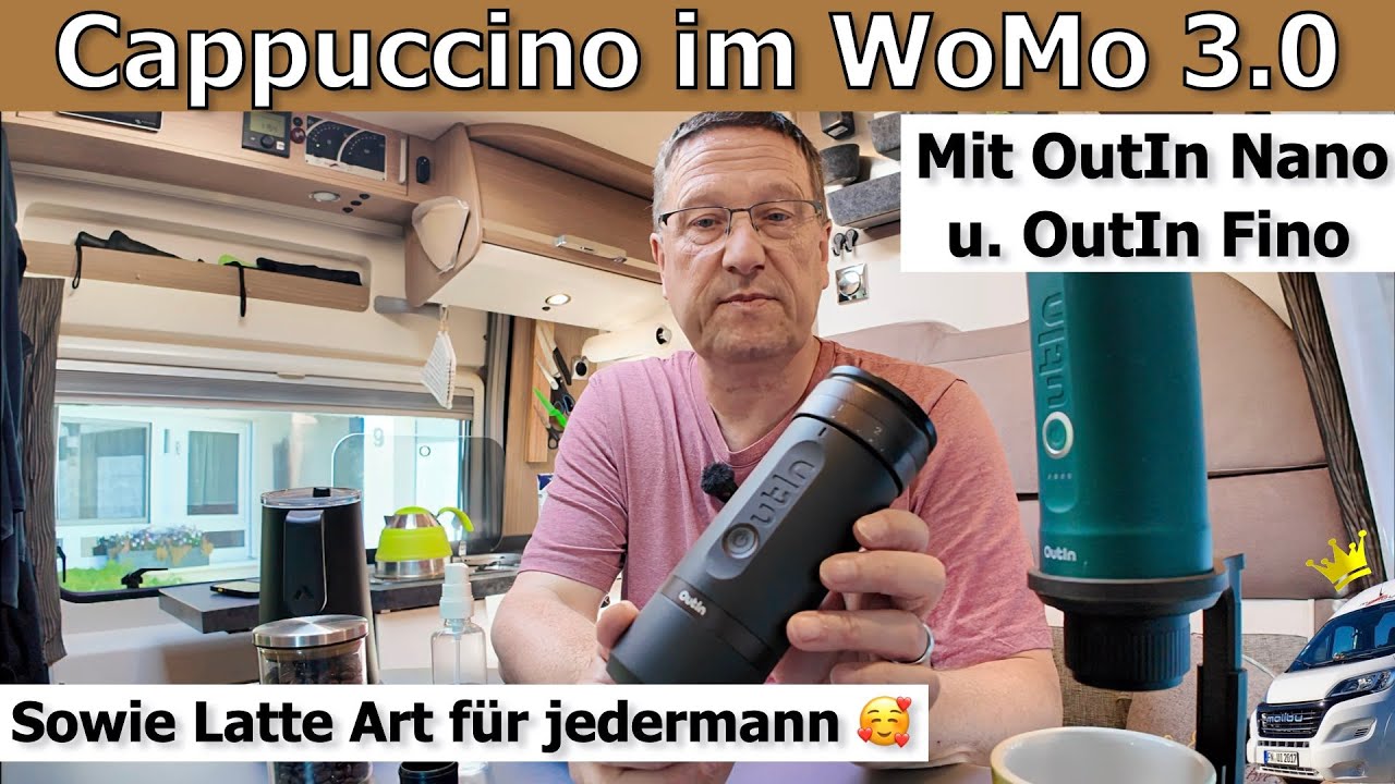 Cappuccino mit Latte Art für jedermann. Im Wohnmobil 🥰