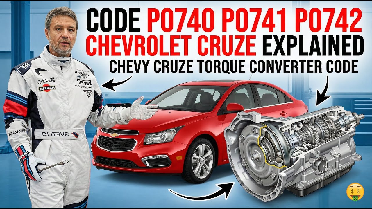 Как диагностировать проблемы с трансмиссией Chevrolet Cruze (соленоид TCC и коды ошибок)