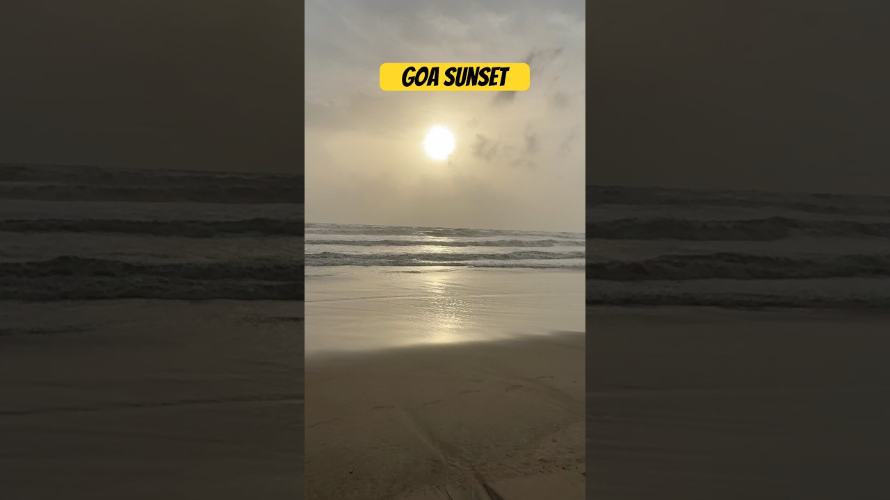 Sunset Vibes of Goa #goasunset #sunset #goa #shorts