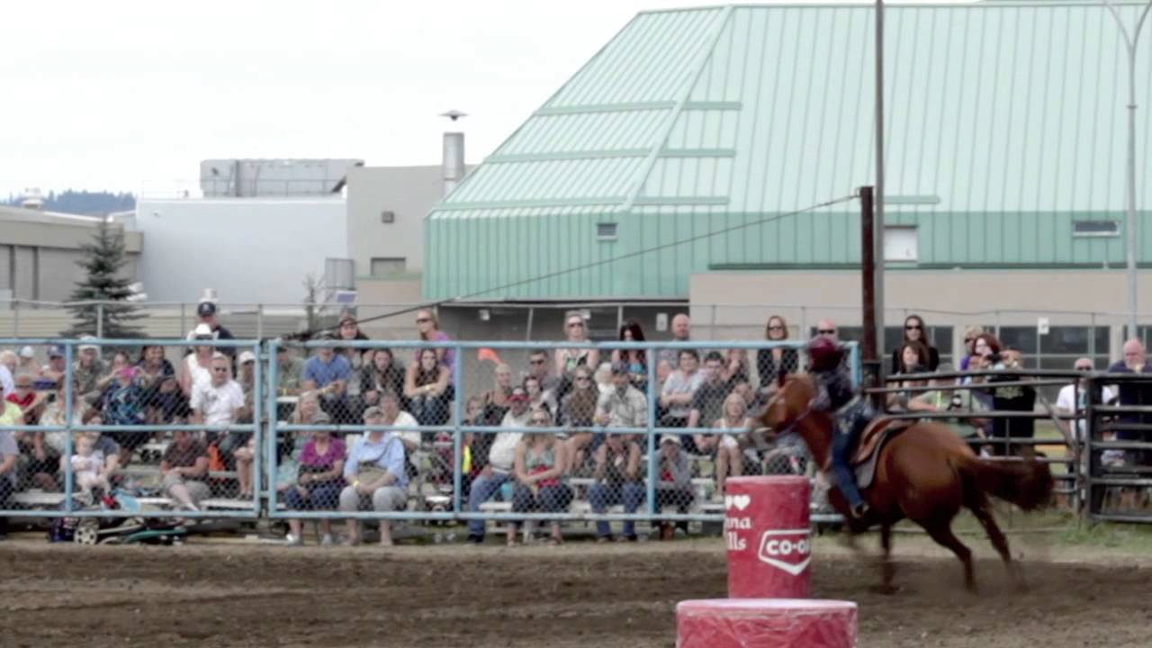 Barrel Racing at BCNE in Prince George