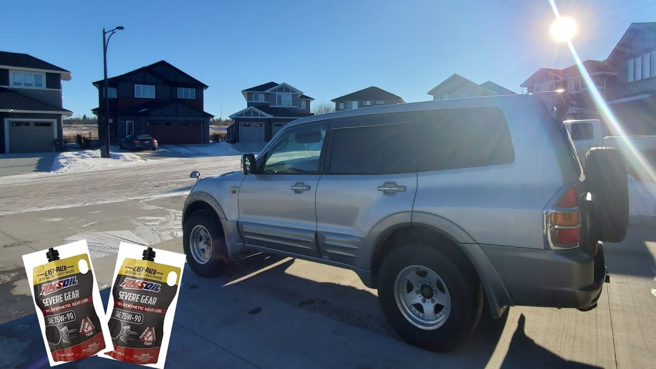Differential Servicing and Rust Proofing Mitsubishi Pajero**AMSOIL EASY PACK 75W90**