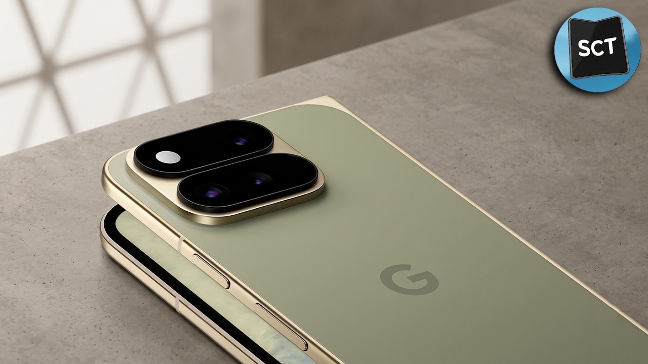 Утечка официальных рендеров Pixel 11 Pro Fold