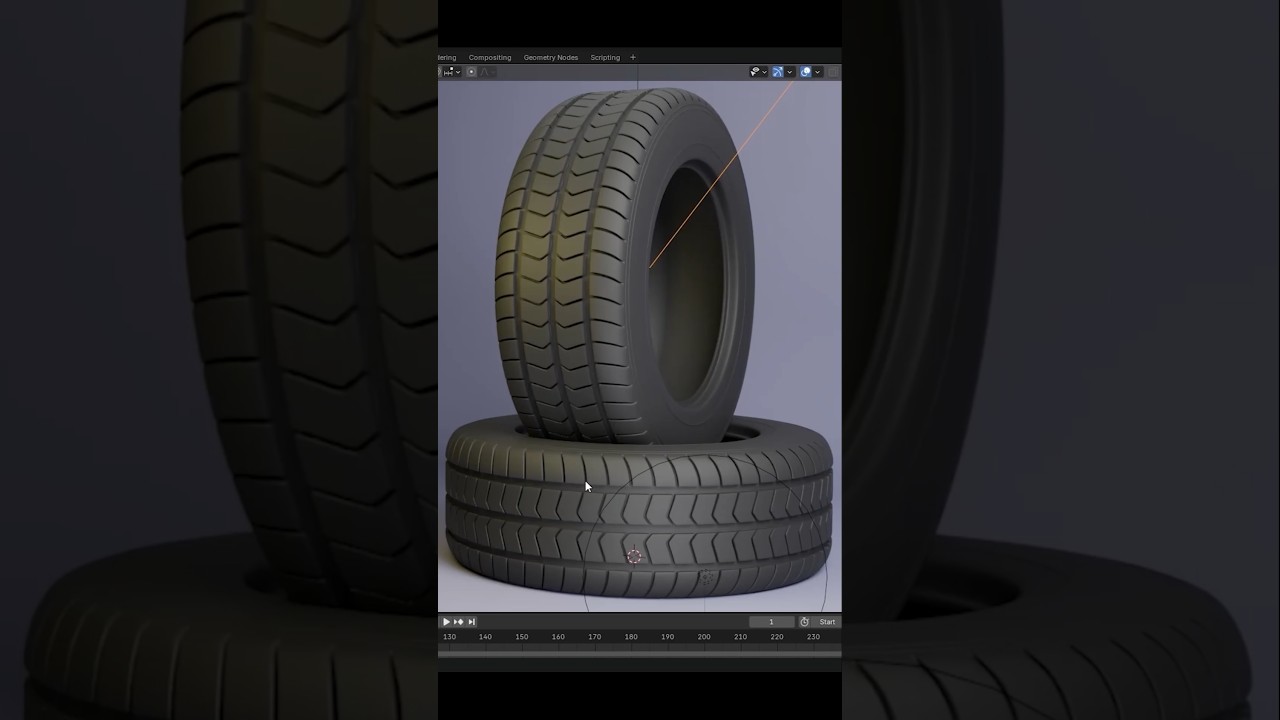 Tire modeling in blender #3d #tyre #blender #3dmodeling #tires #collectibles #toys #free