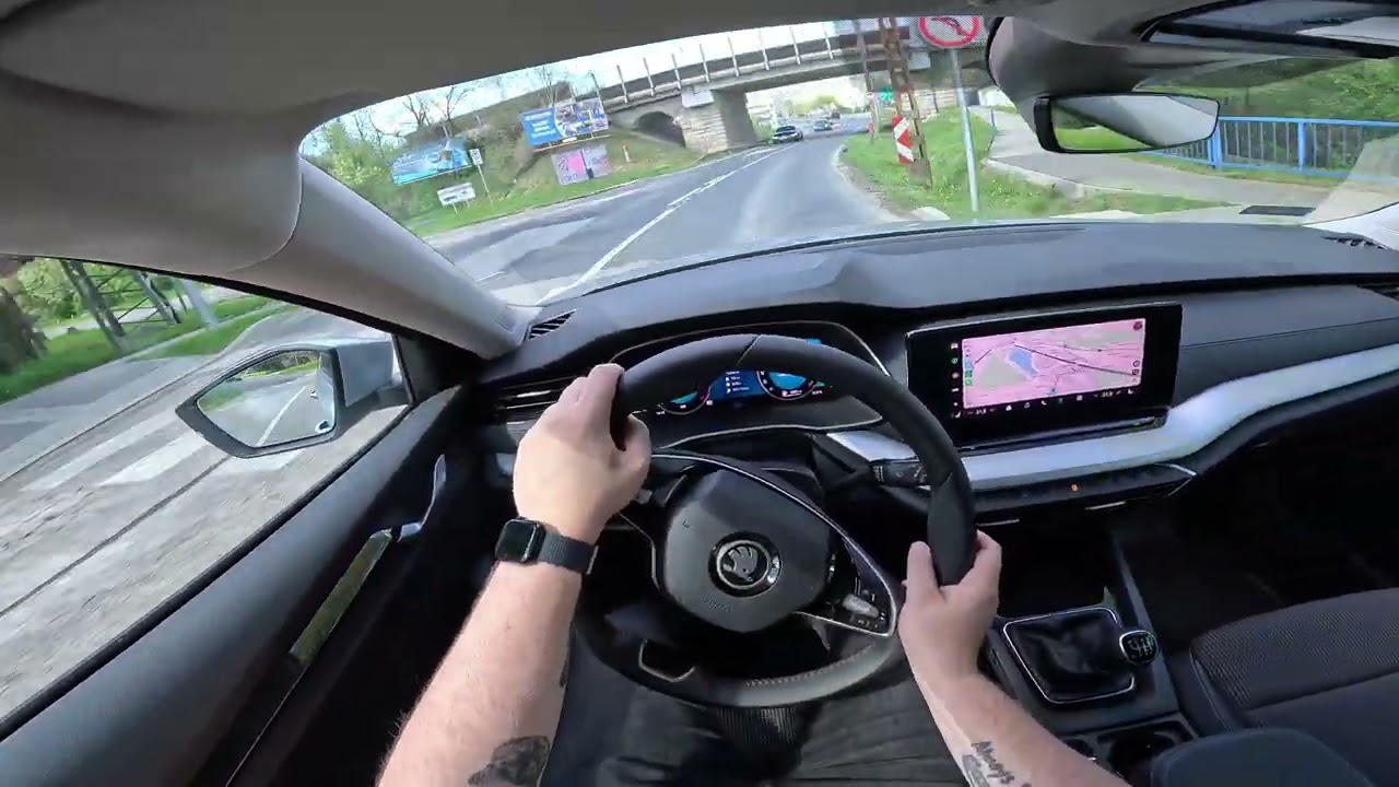2025 Skoda Octavia 1.5 TSI 6M 110 kW (~150 hp) - Hungarian POV Drive - Magyar POV Videó 4K60FPS