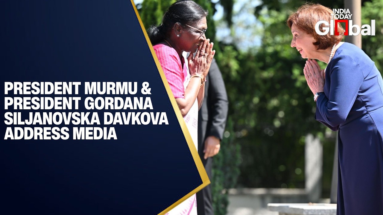 WATCH LIVE: India&ndash;North Macedonia Joint Press Statements