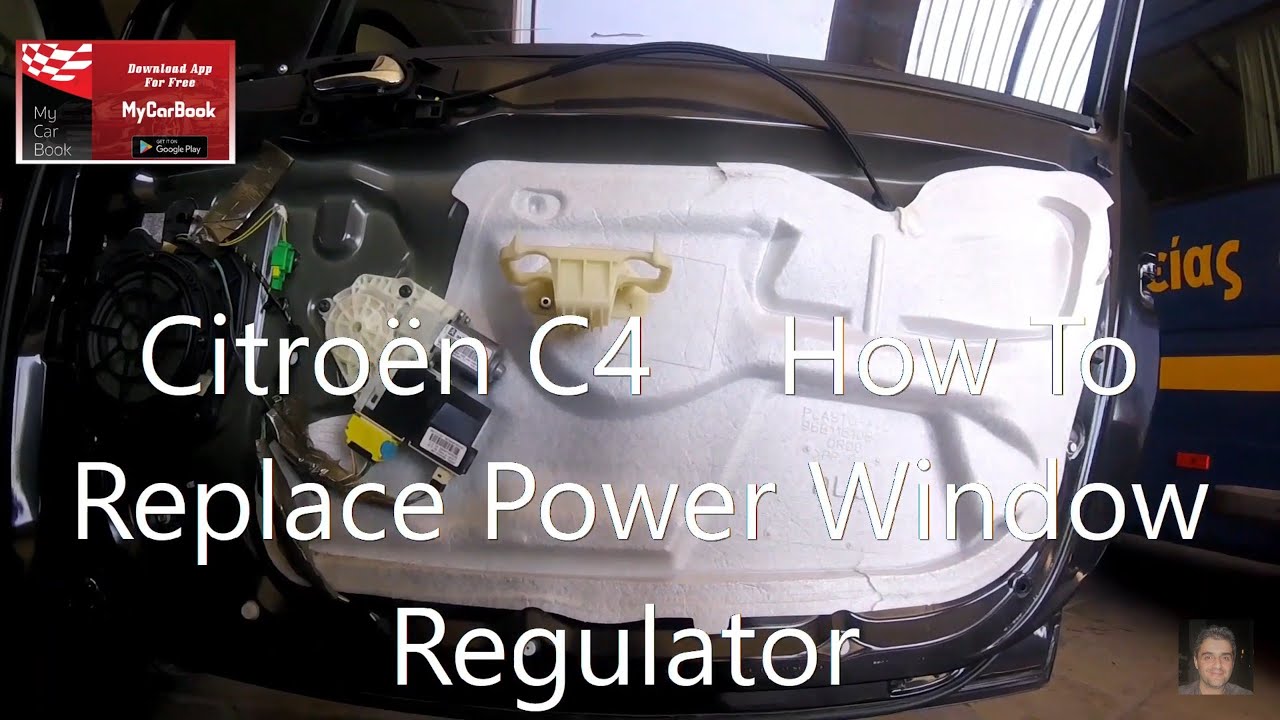 Citroën C4  (2004–2010)  How To Replace Power Window Regulator