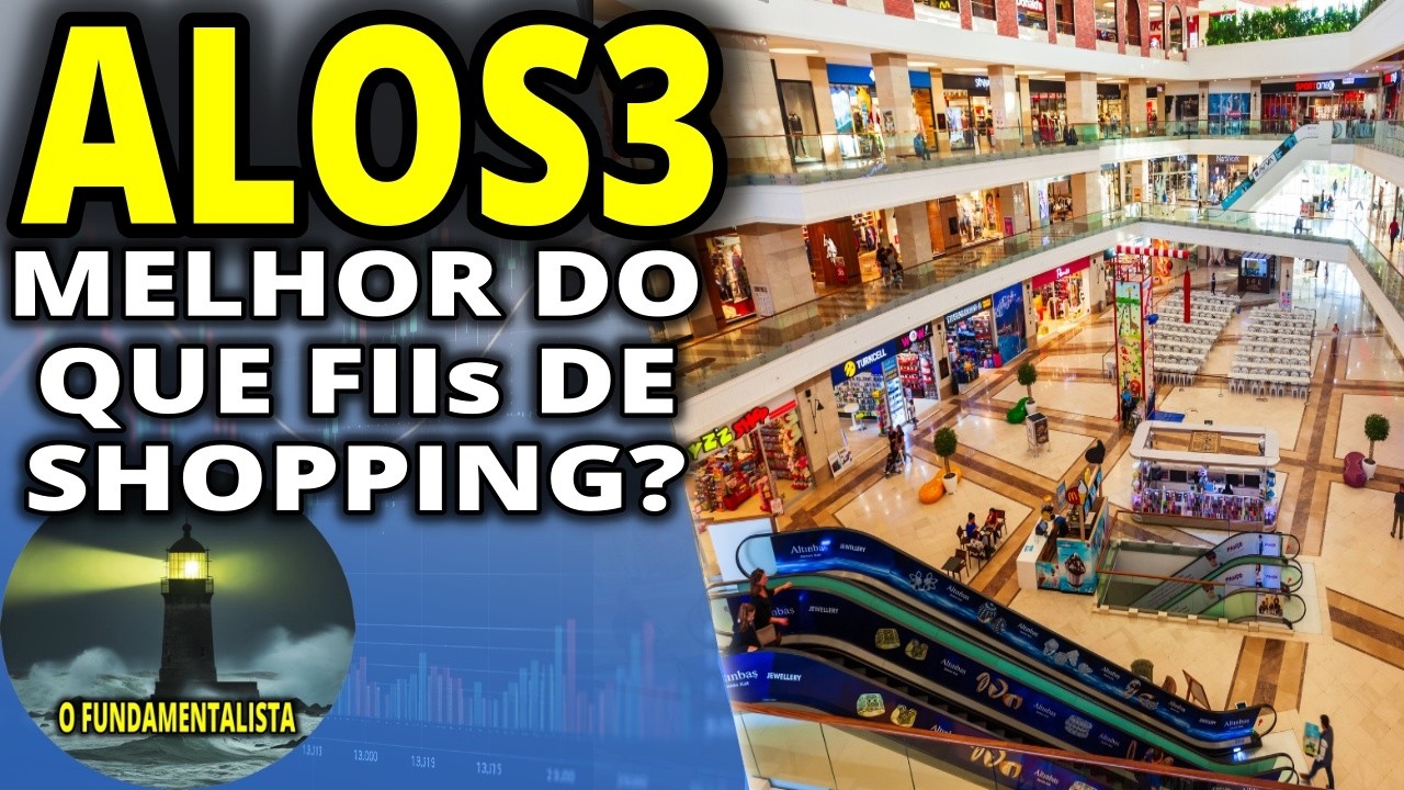 #alos3 - A&ccedil;&atilde;o de shopping com renda mensal e DY de 2 d&iacute;gitos