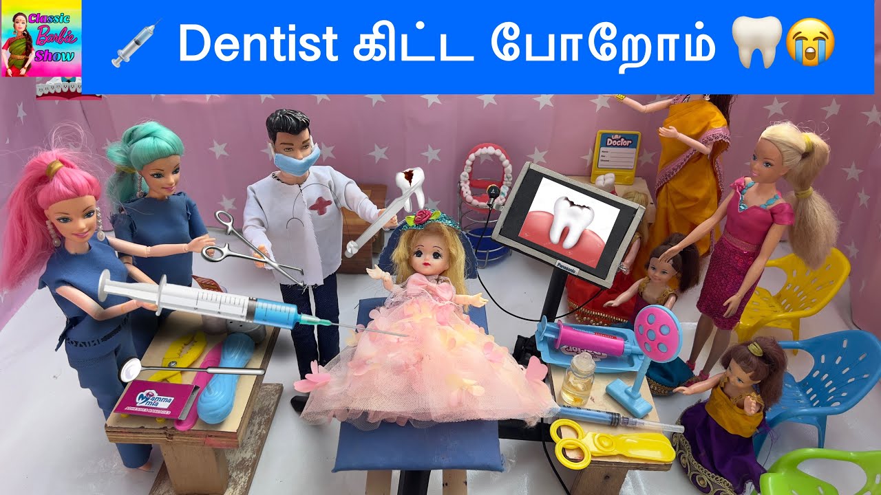 வசந்த காலம் Episode - 276 | Dentist கிட்ட போறோம் 😭 | Barbie Dentist Visit In Tamil | Barbie Tamil