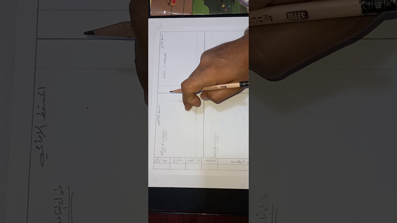 رسم المساقط الثلاث للهرم