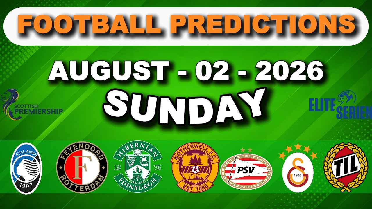 Football Predictions Today 02 August|BTTS &Over 2.5/Under 3.5|NorwayEliteserien|#footballpredictions