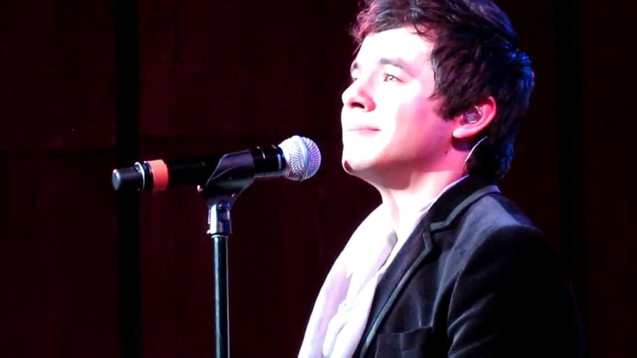 David's announcement - O Holy Night - Salt Lake CIty
