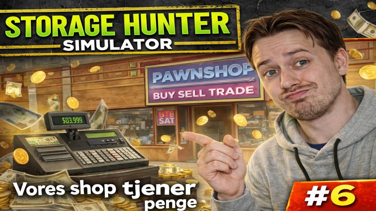 Vores shop tjener penge! | Storage Hunter Simulator EP6