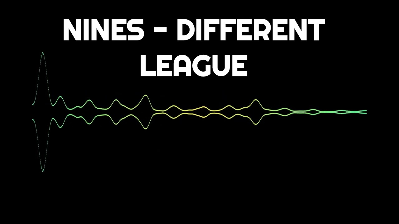 NINES - CLAVISH - NAFE SMALLS -  DIFFERENT LEAGUE - SLOWED AND REVERBED [AUDIO VISUALISER]