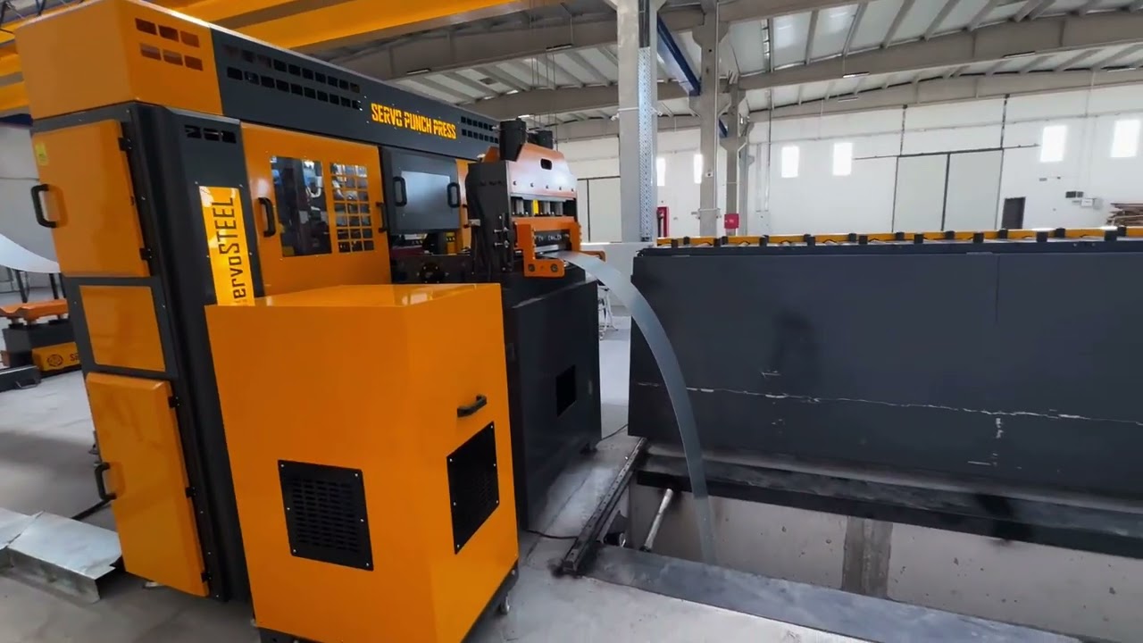 ServoSteel / M Sigma Profil Ve Solar Ges C Profil Rollform Hattı / Solar C Profile / Sigma M Profil