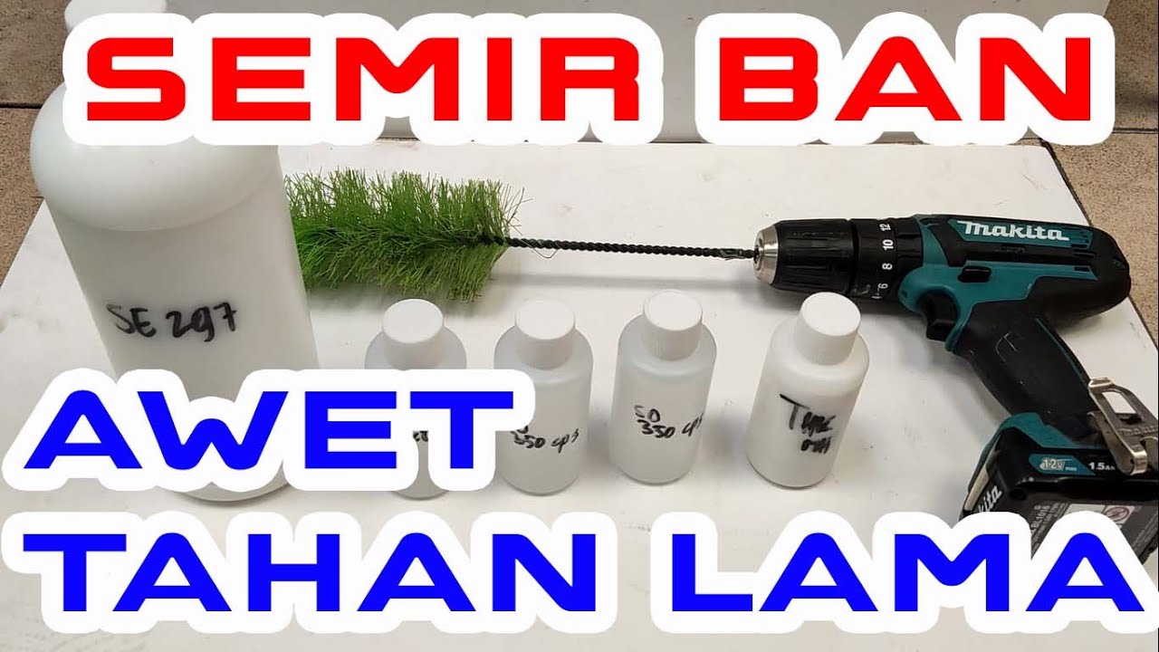 Cara Buat Semir Ban Awet dan Tahan Lama Sekelas Meguiars (DIY Tire Polish)