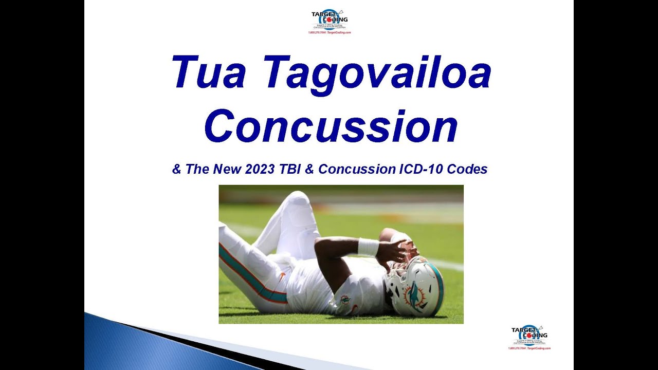 Target Coding - Tua Concussion & New 2023 TBI ICD 10s