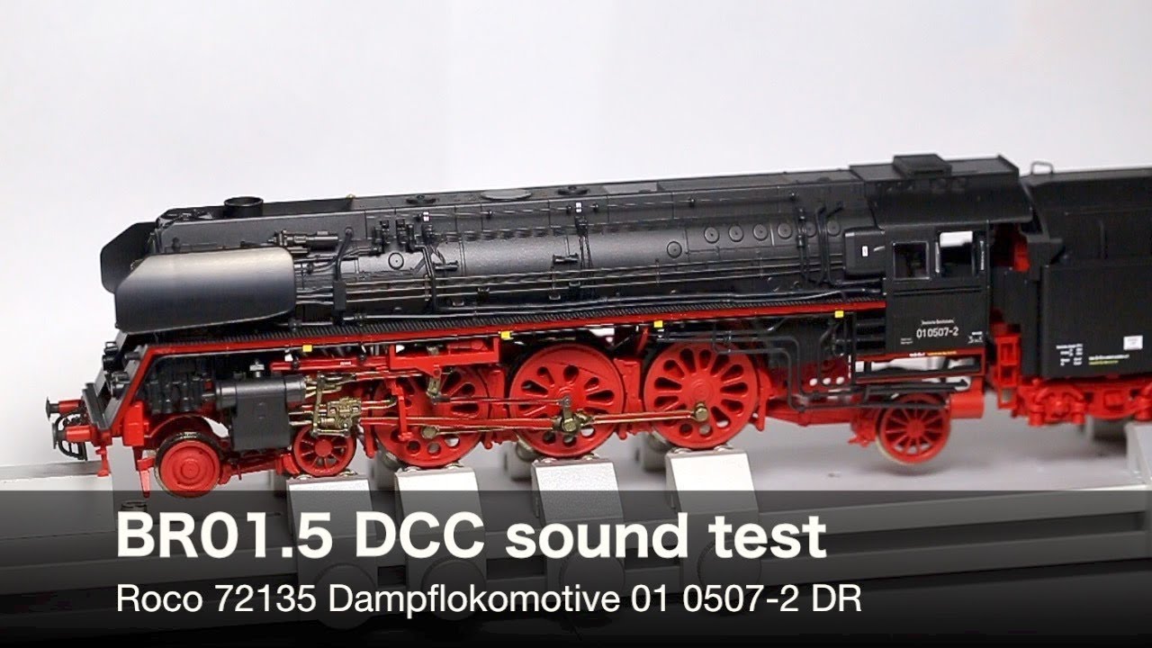 Roco 01.5 - BR01 507 + factory fitted DCC Sound