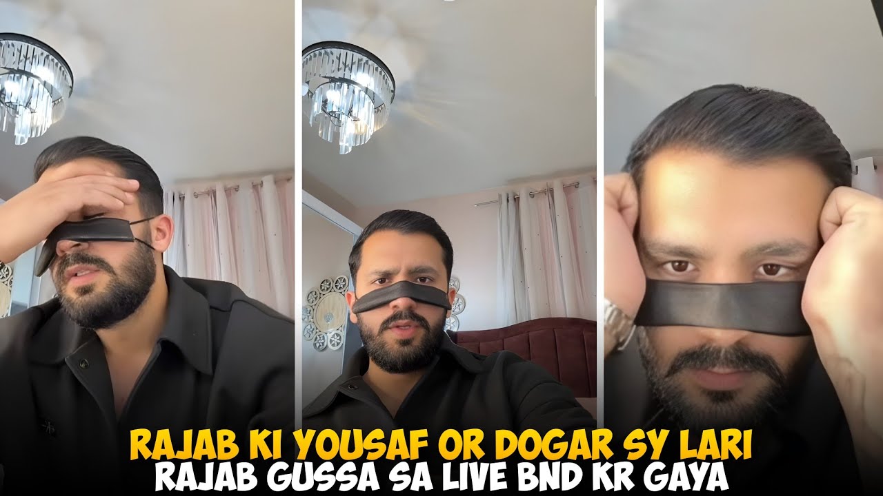 Rajab Butt Ki Yousaf Or Maan Dogar Dy Larai Ho Gai | Rajab Butt Ny Gussa Sy Live Bnd Kr Di