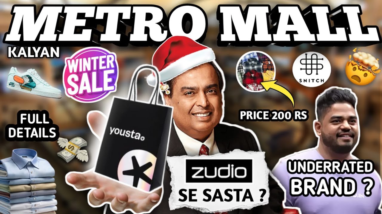 😱| ZUDIO SE SASTA HAI YOUSTA |😱 | UNDERRATED  BRAND SNITCH 😍|FULL DETAILS KALYAN METRO MALL📍#kalyan